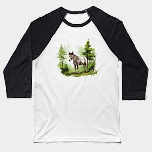 Little Donkey Baseball T-Shirt